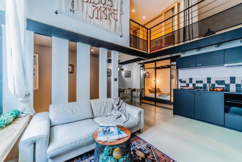Апартаменты Loft - Centre Ville - Plage - Halles - 3 Ch 2 Sdb Биарриц Экстерьер фото