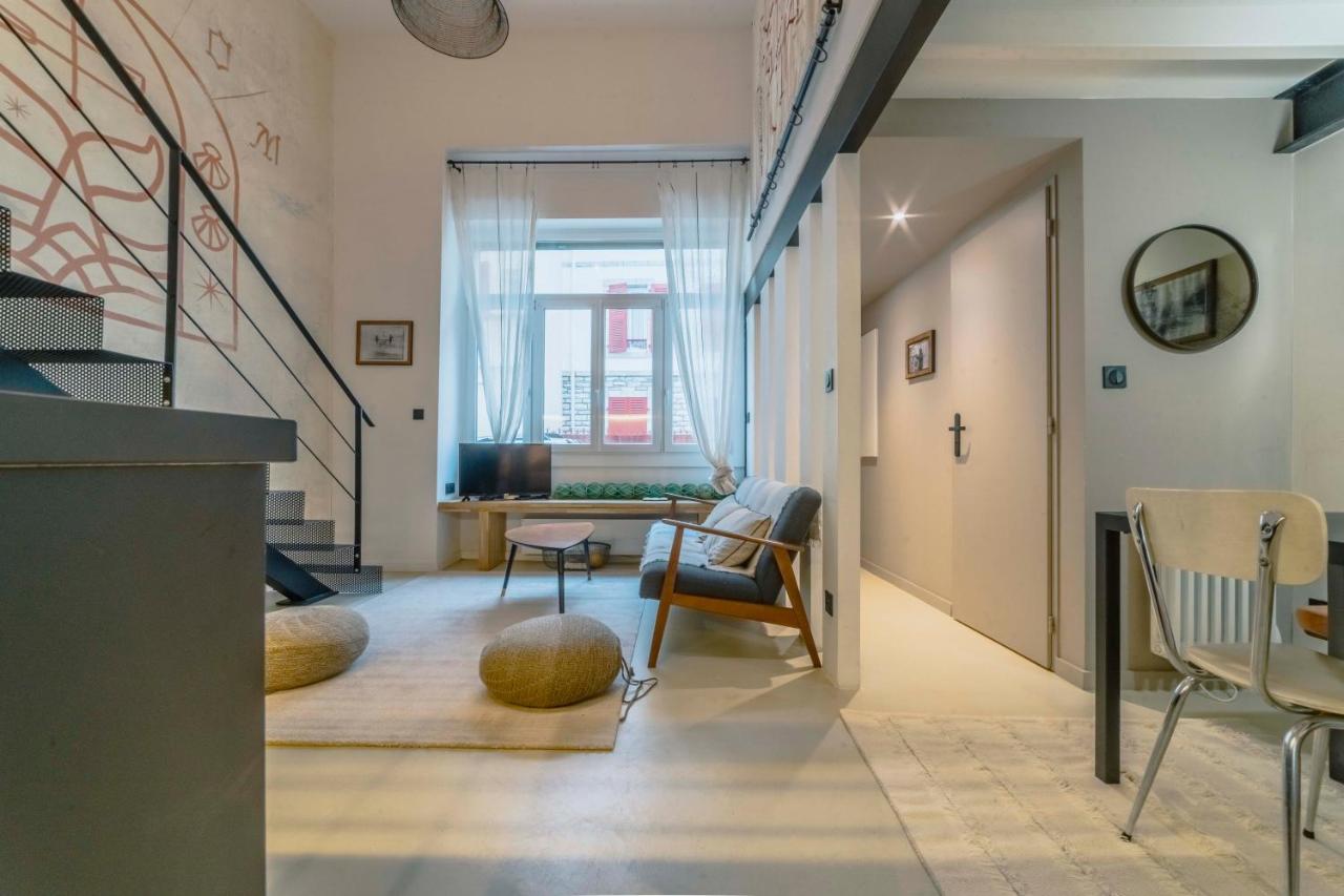 Апартаменты Loft - Centre Ville - Plage - Halles - 3 Ch 2 Sdb Биарриц Экстерьер фото